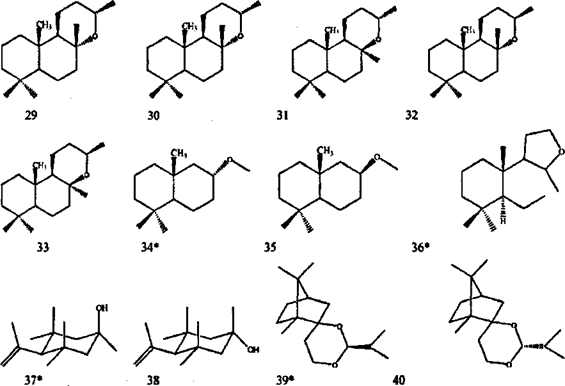 香精與香料(17)-香型與分子結(jié)構(gòu)特征的關(guān)系